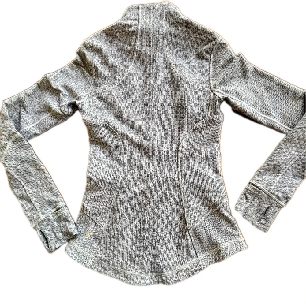 Lululemon Define Jacket‎ – Herringbone / Black & White – Size 4